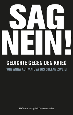 Sag NEIN! Gedichte gegen den Krieg von Blum,  David, Neudert,  Franziska