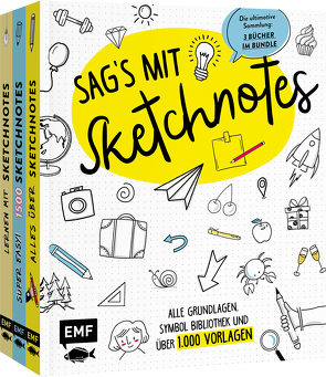 Sag’s mit Sketchnotes: Alle Grundlagen, Symbol-Bibliothek und über 1000 Vorlagen von Hoffsteter,  Nadine, Mitropoulou,  Vasiliki