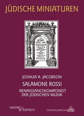 Salamone Rossi von Jacobson,  Joshua R., Wagner,  Isabelle