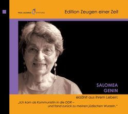 Salomea Genin erzählt aus ihrem Leben (2 CDs) von Diedrich,  Gabriele, Genin,  Salomea