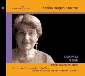 Salomea Genin erzählt aus ihrem Leben (2 CDs) von Diedrich,  Gabriele, Genin,  Salomea