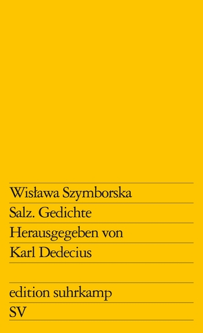 Salz von Dedecius,  Karl, Szymborska,  Wislawa