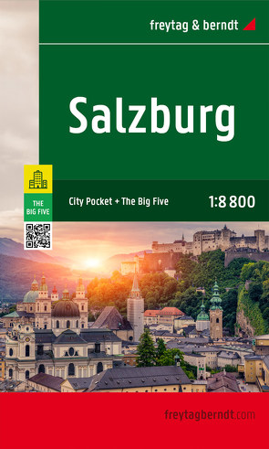 Salzburg, Stadtplan 1:8.800, freytag & berndt