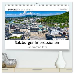 Salzburger Impressionen – Panoramabilder (hochwertiger Premium Wandkalender 2024 DIN A2 quer), Kunstdruck in Hochglanz von Wilczek,  Dieter