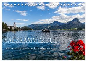 Salzkammergut – Die schönsten Seen Oberösterreichs (Tischkalender 2024 DIN A5 quer), CALVENDO Monatskalender von Pfleger,  Hans