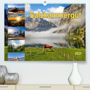 Salzkammergut, überraschend vielseitig (Premium, hochwertiger DIN A2 Wandkalender 2023, Kunstdruck in Hochglanz) von Roder,  Peter