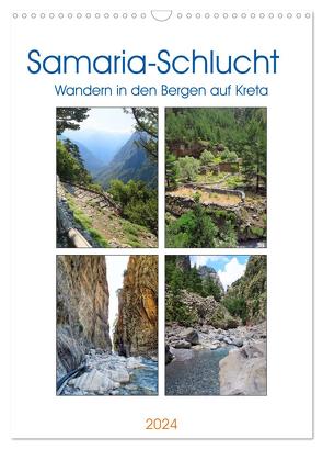 Samaria-Schlucht – Wandern in den Bergen auf Kreta (Wandkalender 2024 DIN A3 hoch), CALVENDO Monatskalender von Frost,  Anja