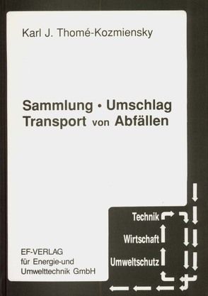 Sammlung, Umschlag und Transport von Abfällen von Thomé-Kozmiensky,  Karl J.