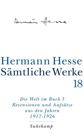Sämtliche Werke in 20 Bänden und einem Registerband von Hesse,  Heiner, Hesse,  Hermann, Michels,  Volker, Schickling,  Marco