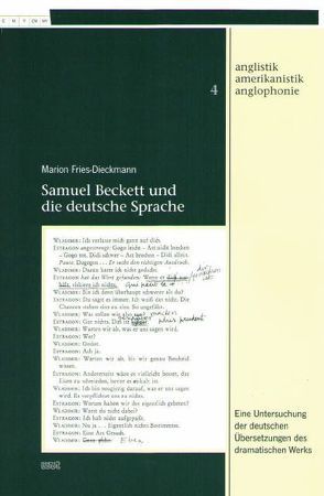 Samuel Beckett und die deutsche Sprache von Fries-Dieckmann,  Marion