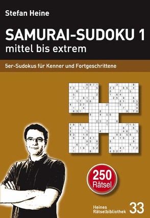 Samurai-Sudoku 1 mittel bis extrem von Heine,  Stefan