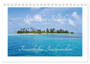 San Blas Islands – Traumhaftes Inselparadies (Tischkalender 2024 DIN A5 quer), CALVENDO Monatskalender von Woiczyk,  Maren