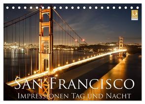 San Francisco Impressionen Tag und Nacht (Tischkalender 2024 DIN A5 quer), CALVENDO Monatskalender von Marufke,  Thomas