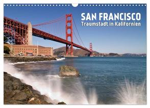 San Francisco – Traumstadt in Kalifornien (Wandkalender 2024 DIN A3 quer), CALVENDO Monatskalender von Viola,  Melanie