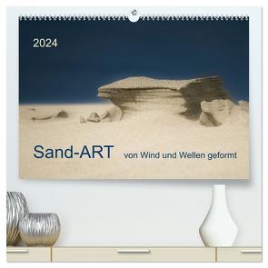 Sand-ART, von Wind und Wellen geformt (hochwertiger Premium Wandkalender 2024 DIN A2 quer), Kunstdruck in Hochglanz von Grühn-Stauber,  Kirstin