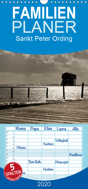 Sankt Peter Ording – Familienplaner hoch (Wandkalender 2020 , 21 cm x 45 cm, hoch) von Peitz,  Martin