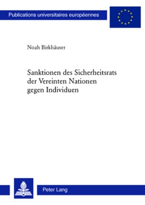 Sanktionen des Sicherheitsrats der Vereinten Nationen gegen Individuen von Birkhäuser,  Noah