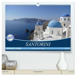 Santorini – Insel ewiger Liebe (hochwertiger Premium Wandkalender 2024 DIN A2 quer), Kunstdruck in Hochglanz von GbR Cristina Wilson,  Kunstmotivation