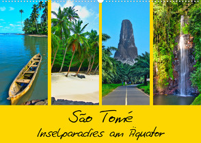 São Tomé – Inselparadies am Äquator (Wandkalender 2023 DIN A2 quer) von Plastron Pictures,  Lost
