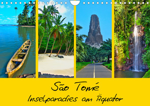São Tomé – Inselparadies am Äquator (Wandkalender 2023 DIN A4 quer) von Plastron Pictures,  Lost