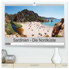 Sardinien – Die Nordküste (hochwertiger Premium Wandkalender 2024 DIN A2 quer), Kunstdruck in Hochglanz von Zech,  Ade