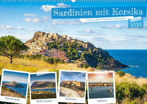 Sardinien mit KorsikaAT-Version (Wandkalender 2023 DIN A2 quer) von VogtArt