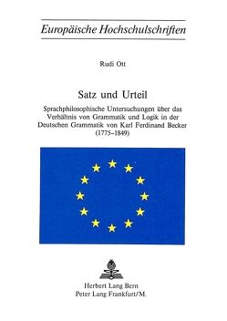 Satz und Urteil von Ott,  Rudi