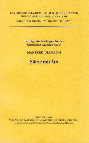 Sätze mit „lau“ von Spitaler,  Anton, Ullmann,  Manfred