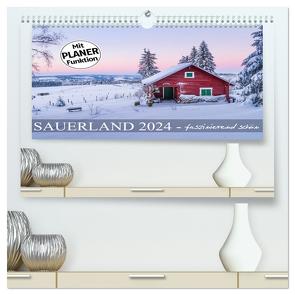 Sauerland – faszinierend schön (hochwertiger Premium Wandkalender 2024 DIN A2 quer), Kunstdruck in Hochglanz von Bücker,  Heidi