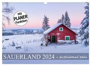 Sauerland – faszinierend schön (Wandkalender 2024 DIN A3 quer), CALVENDO Monatskalender von Bücker,  Heidi