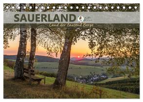 Sauerland – Land der tausend Berge (Tischkalender 2024 DIN A5 quer), CALVENDO Monatskalender von Lieder,  Britta