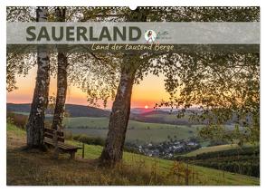 Sauerland – Land der tausend Berge (Wandkalender 2024 DIN A2 quer), CALVENDO Monatskalender von Lieder,  Britta