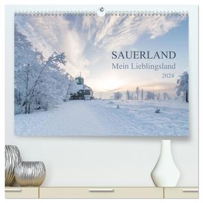 Sauerland – Mein Lieblingsland (hochwertiger Premium Wandkalender 2024 DIN A2 quer), Kunstdruck in Hochglanz von Bücker,  Heidi