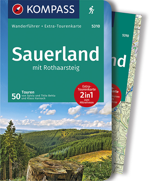 KOMPASS Wanderführer Sauerland mit Rothaarsteig von Behla,  Sylvia und Thilo, Harnach,  Klaus