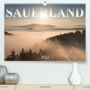 Sauerland, zu jeder Jahreszeit ein Naturgenuss (Premium, hochwertiger DIN A2 Wandkalender 2023, Kunstdruck in Hochglanz) von Bücker,  Heidi