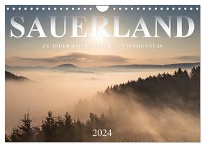 Sauerland, zu jeder Jahreszeit ein Naturgenuss (Wandkalender 2024 DIN A4 quer), CALVENDO Monatskalender von Bücker,  Heidi