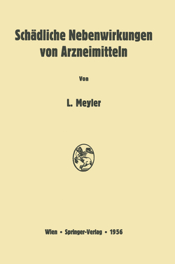 Schädliche Nebenwirkungen von Arzneimitteln von Meyler,  Leopold, Polák,  Richard