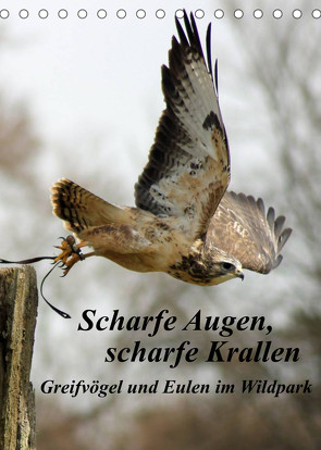 Scharfe Krallen, scharfe Augen, Greifvögel und Eulen im Wildpark (Tischkalender 2022 DIN A5 hoch) von Bönner,  Marion