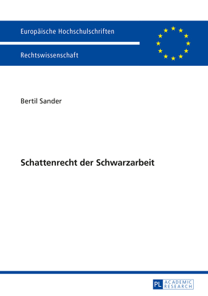 Schattenrecht der Schwarzarbeit von Sander,  Bertil