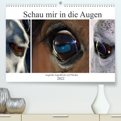 Schau mir in die Augen – magische Augenblicke mit Pferden (Premium, hochwertiger DIN A2 Wandkalender 2022, Kunstdruck in Hochglanz) von Fotokullt, Kull,  Isabell