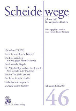 Scheidewege von Max Himmelheber-Stiftung GmbH, Sauer,  Walter