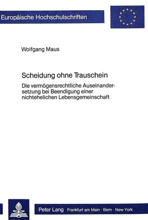 Scheidung ohne Trauschein von Maus,  Wolfgang