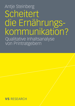 Scheitert die Ernährungskommunikation? von Steinberg,  Antje