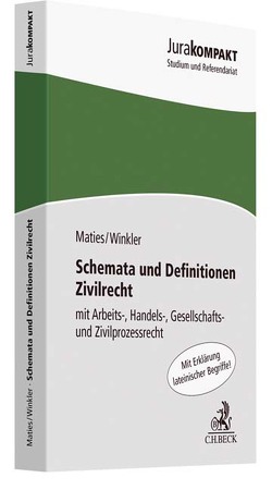 Schemata und Definitionen Zivilrecht von Maties,  Martin, Winkler,  Klaus