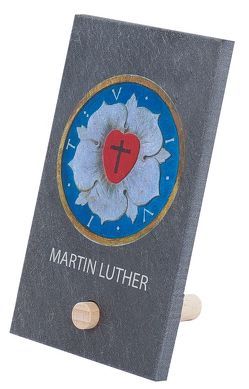 Schieferrelief „Lutherrose“