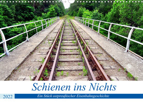 Schienen ins Nichts – Ein Stück ostpreußischer Eisenbahngeschichte (Wandkalender 2022 DIN A3 quer) von von Loewis of Menar,  Henning