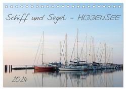 Schiff und Segel – HIDDENSEE (Tischkalender 2024 DIN A5 quer), CALVENDO Monatskalender von Schulz,  Stephan