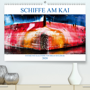 Schiffe am Kai (Premium, hochwertiger DIN A2 Wandkalender 2020, Kunstdruck in Hochglanz) von Bjeldbak,  Brian