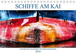 Schiffe am Kai (Tischkalender 2019 DIN A5 quer) von Bjeldbak,  Brian