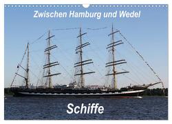 Schiffe – Zwischen Hamburg und Wedel (Wandkalender 2024 DIN A3 quer), CALVENDO Monatskalender von Springer,  Heike